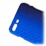 Ammoment - Pitone in Blu Petalo - Cover in Pelle - iPhone 8 Plus / 7 Plus