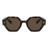 Dolce & Gabbana - Occhiale da Sole Gros Grain - Havana - Dolce & Gabbana Eyewear