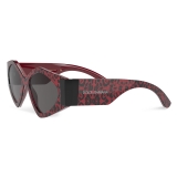 Dolce & Gabbana - Hot Animalier Sunglasses - Red Leo Print - Dolce & Gabbana Eyewear
