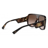 Dolce & Gabbana - Occhiale da Sole Magnificent - Havana - Dolce & Gabbana Eyewear