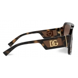 Dolce & Gabbana - Occhiale da Sole Magnificent - Havana - Dolce & Gabbana Eyewear