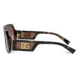 Dolce & Gabbana - Occhiale da Sole Magnificent - Havana - Dolce & Gabbana Eyewear