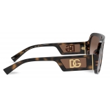 Dolce & Gabbana - Occhiale da Sole Magnificent - Havana - Dolce & Gabbana Eyewear