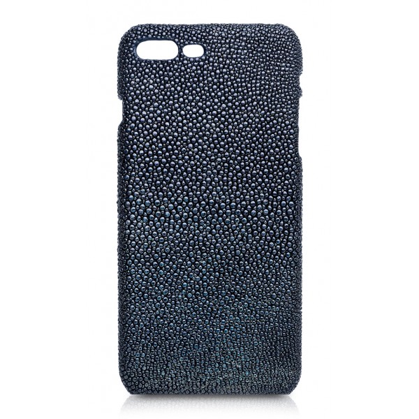 Ammoment - Stingray in Glitter Metallic Green - Leather Cover - iPhone 8 Plus / 7 Plus