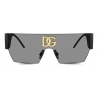 Dolce & Gabbana - Occhiale da Sole Geometric Transparency - Nero - Dolce & Gabbana Eyewear