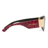 Dolce & Gabbana - Modern Print Sunglasses - Pink Leo Print - Dolce & Gabbana Eyewear