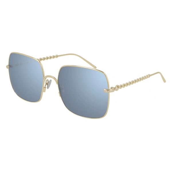 Pomellato - Occhiali da Sole Nudo Sautoir - Quadrati - Oro Blu - Pomellato Eyewear