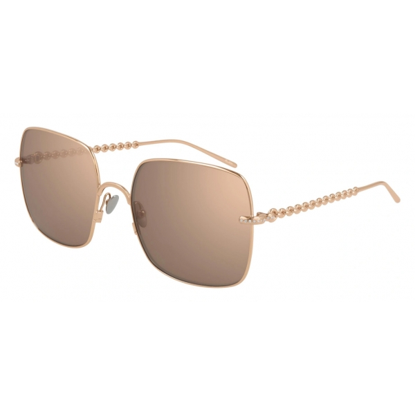 Pomellato - Nudo Sautoir Sunglasses - Square - Gold Brown - Pomellato Eyewear