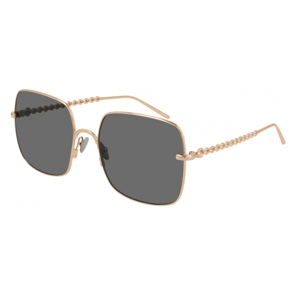 Pomellato - Nudo Sautoir Sunglasses - Square - Gold Grey - Pomellato Eyewear