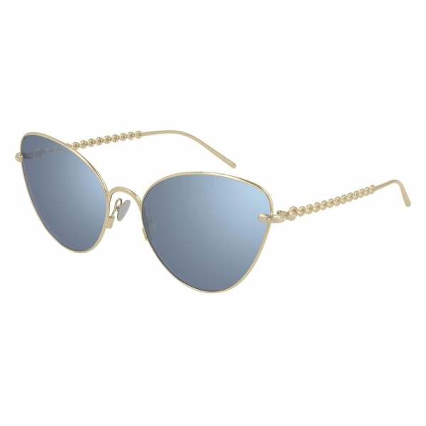 Pomellato - Nudo Sautoir Sunglasses - Cat-Eye - Gold Blue - Pomellato Eyewear