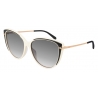 Pomellato - Occhiali da Sole Nudo Bilayer - Cat-Eye - Nero Oro Grigio - Pomellato Eyewear