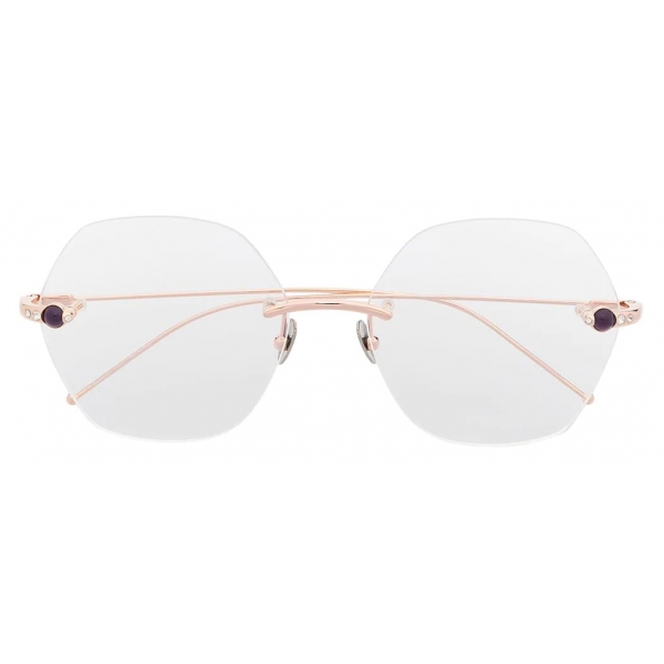 Pomellato - Round Optical Glasses - Gold - Pomellato Eyewear