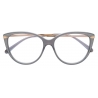 Pomellato - Round Optical Glasses - Grey Gold - Pomellato Eyewear