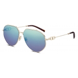 Dior - Sunglasses - CD Link A1U - Gold Blue - Dior Eyewear