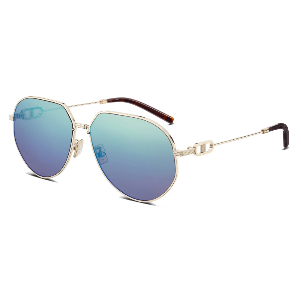 Dior - Sunglasses - CD Link A1U - Gold Blue - Dior Eyewear - Avvenice
