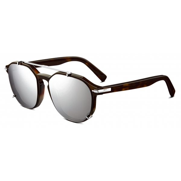 Dior - Sunglasses - DiorBlackSuit RI - Brown Tortoiseshell Gray - Dior Eyewear