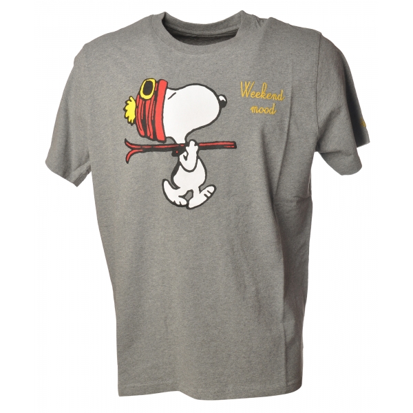 MC2 Saint Barth - T-Shirt Snoopy Weekend Mood - Grigio - Luxury Exclusive Collection