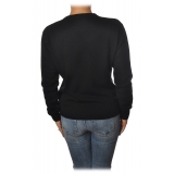 MC2 Saint Barth - Sweater If You Leave Me Not Worth It - Black - Luxury Exclusive Collection