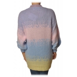 MC2 Saint Barth - Long Sweater Pastel Colors - Multicolor - Luxury Exclusive Collection