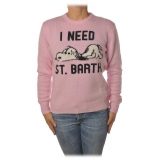 MC2 Saint Barth - Maglione Snoopy I Need St. Barth - Rosa - Luxury Exclusive Collection
