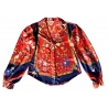 Margaux Avila - Camicia a Maniche - Rosso - Camicia - Made in Italy - Luxury Exclusive Collection