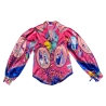 Margaux Avila - Camicia a Maniche - Rosa - Camicia - Made in Italy - Luxury Exclusive Collection