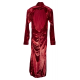 Margaux Avila - Vestire - Rosso - Vestire - Made in Italy - Luxury Exclusive Collection