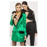 Margaux Avila - Coat - Green - Jacket - Made in Italy - Luxury Exclusive Collection