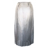 Margaux Avila - Birkin Skirt - Silver - Skirt - Made in Italy - Luxury Exclusive Collection