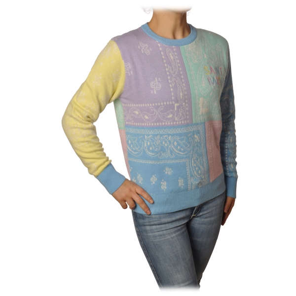 MC2 Saint Barth - Sweater in Bandana Pattern - Multicolor - Luxury Exclusive Collection
