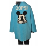 MC2 Saint Barth - Mickey Mouse Oversized Coat - Turquoise - Luxury Exclusive Collection