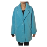 MC2 Saint Barth - Mickey Mouse Oversized Coat - Turquoise - Luxury Exclusive Collection