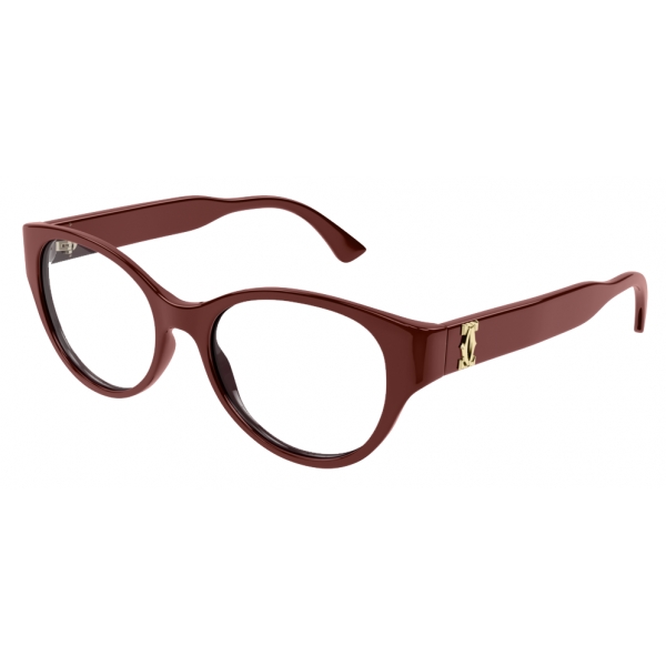 Optical Glasses CT0315O Burgundy Cartier Eyewear Avvenice