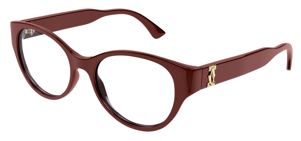 Optical Glasses CT0315O Burgundy Cartier Eyewear Avvenice