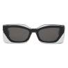 Fendi - Fendi Feel - Rectangular Sunglasses - Black Gray - Sunglasses - Fendi Eyewear