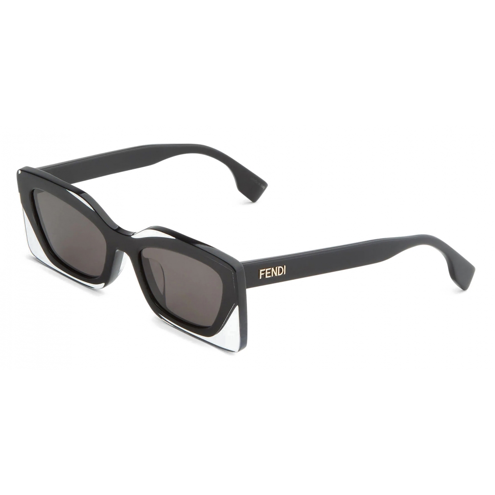 Fendi Rectangular Frame Sunglasses in Gray