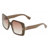 Fendi - Fendi First - Square Sunglasses - Brown - Sunglasses - Fendi Eyewear