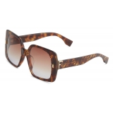 Fendi - Fendi First - Square Sunglasses - Tortoise Havana Brown - Sunglasses - Fendi Eyewear