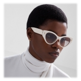 Fendi - Fendi First - Cat Eye Sunglasses - White Brown - Sunglasses - Fendi Eyewear