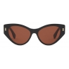 Fendi - Fendi First - Occhiali da Sole Cat Eye - Nero Marrone - Occhiali da Sole - Fendi Eyewear