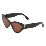 Fendi - Fendi First - Cat Eye Sunglasses - Black Brown - Sunglasses - Fendi Eyewear