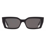 Fendi - Fendi Way - Rectangular Sunglasses - Black Dark Gray - Sunglasses - Fendi Eyewear