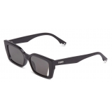 Fendi - Fendi Way - Rectangular Sunglasses - Black Dark Gray - Sunglasses - Fendi Eyewear