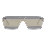 Fendi - Fendi Fragment - Square Sunglasses - Silver Gray - Sunglasses - Fendi Eyewear