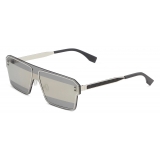Fendi - Fendi Fragment - Square Sunglasses - Silver Gray - Sunglasses - Fendi Eyewear