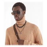 Fendi - Fendi Fragment - Square Sunglasses - Gold Brown - Sunglasses - Fendi Eyewear