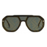 Fendi - FF Evolution - Square Sunglasses - Gold Green - Sunglasses - Fendi Eyewear