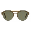 Fendi - Fendi Technicolor - Occhiali da Sole Pilota - Oro Verde - Occhiali da Sole - Fendi Eyewear
