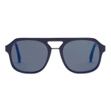 Fendi - Fendi Diagonal - Occhiali da Sole Squadrata - Blu - Occhiali da Sole - Fendi Eyewear