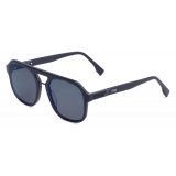 Fendi - Fendi Diagonal - Occhiali da Sole Squadrata - Blu - Occhiali da Sole - Fendi Eyewear